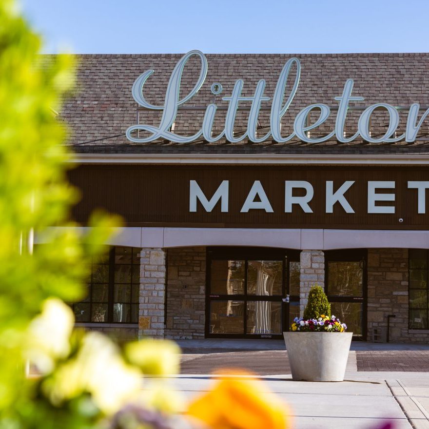 Exterior views of Littletons Market