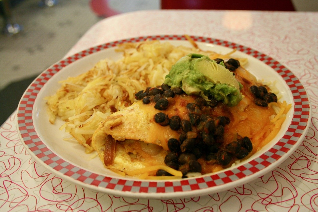 Omelet at Sloopy's Diner in the Ohio Union