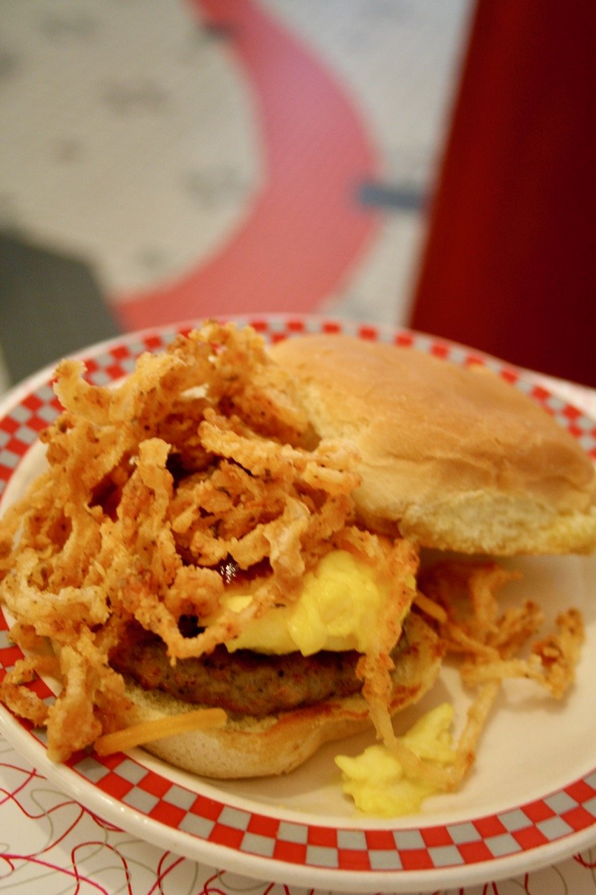 Breakfast sliders at Sloopy's Diner in the Ohio Union